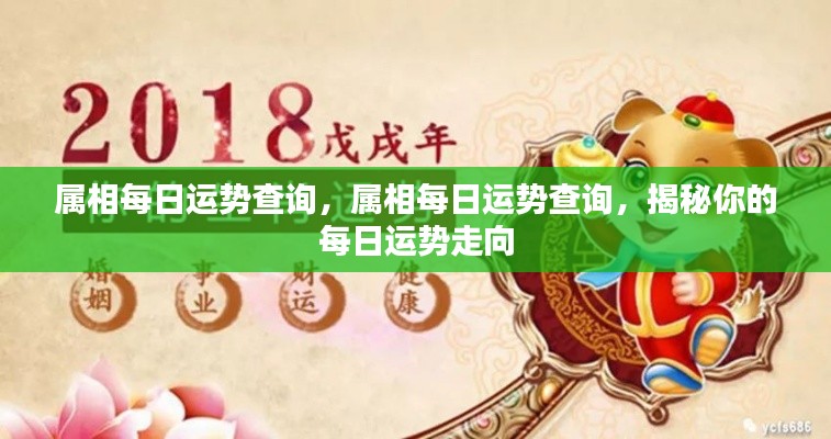 揭秘每日运势走向，属相运势查询详解