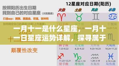 一月十一日星座运势详解与奥秘探寻，属于你的星座运势及奥秘解析